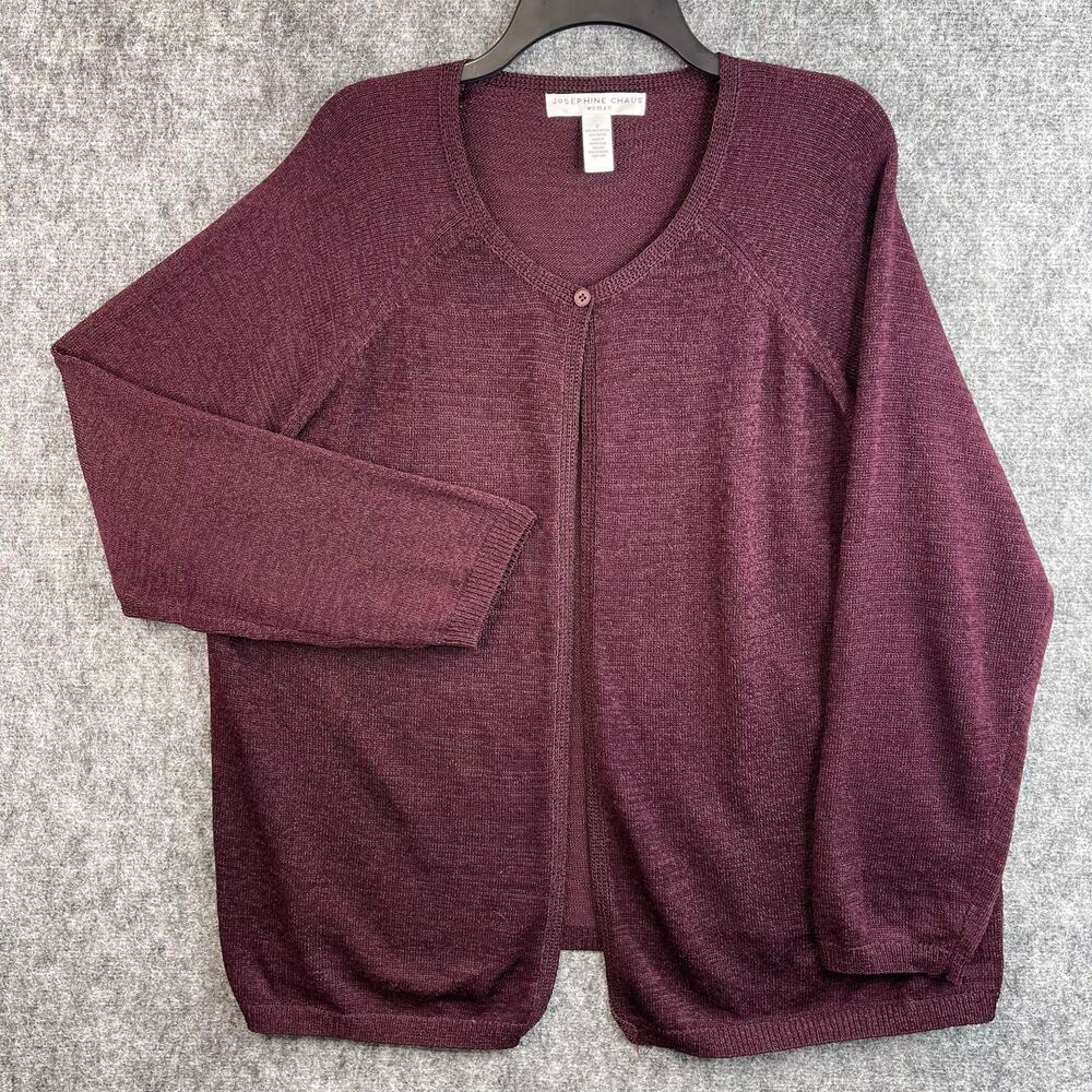 JOSEPHINE CHAUS Woman Long Sleeve Cardigan Size 2